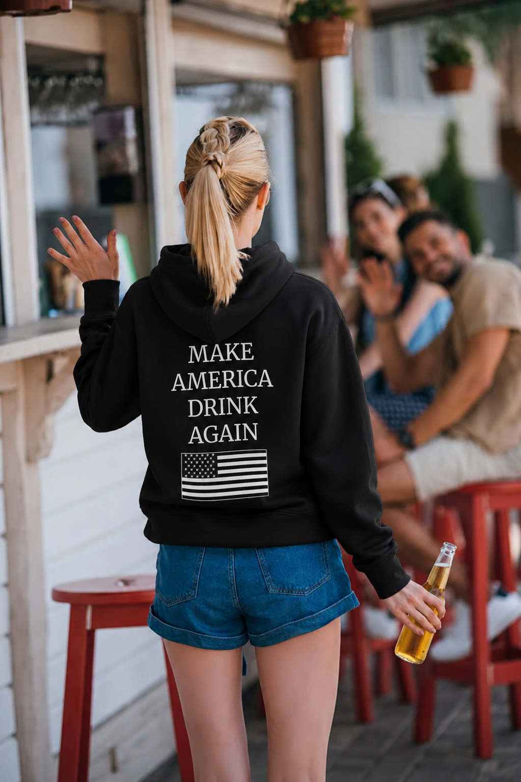 Make America Drink Again Unisex Hoodie